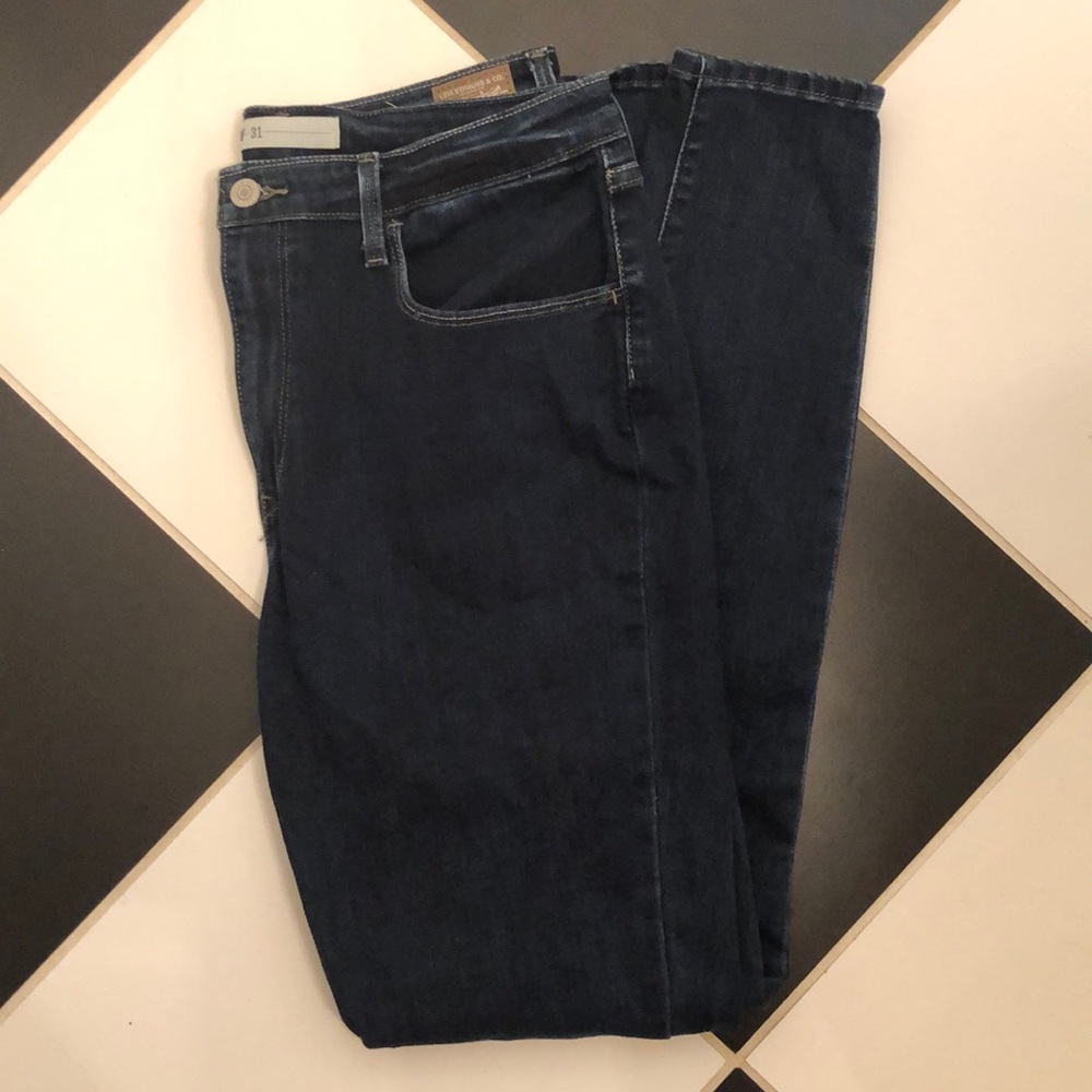 Levis skinny high-waist jeans